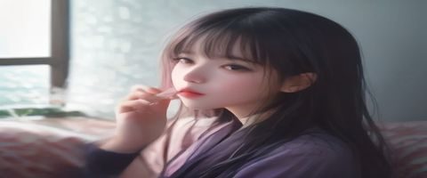 足交技巧图解：伴侣侧躺舒适姿势演示，翠绿色系科普风格配图，画面简洁专业